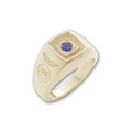 Maxim Series Women's All-Metal Signet Ring (Up to a 25pt. Stone)